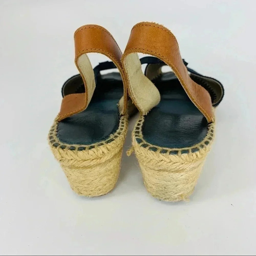 Andre Assous Peep Toe suede espadrilles - Picture 4 of 7